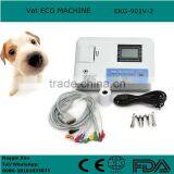 Digital Single Channel 12 Lead Veterinary Electrocardiograph ECG Machine EKG-901V-2 Vet Equipment thumbnail-1