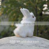 Faux White Rabbit Make Fur Life Size Animal Replica Easter Bunny thumbnail-1