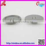 Grey Resin 4-holes Round Buttons thumbnail-3