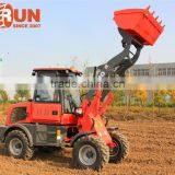 Everun Brand Mini Garden Wheel Loader With Grass Forks/ Auger/ Cutter Head thumbnail-2
