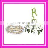 Plastic Hanger With Clips thumbnail-1