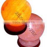 Glob Salt Lamp|Rock Salt Glob Lamp|crystal Salt Globe Lamp thumbnail-1