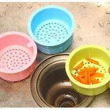 Candy Color Round Silicone Sink Drain Filter for Kitchen thumbnail-1