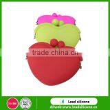 2015 Hot Selling Heart Shape Silicone Wallet/Silicone Coin Bag thumbnail-2