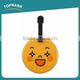 Toprank Custom Colorful Strip Emoji Suitcase Baggage Tag Travel Airline PVC Luggage Tag Bag Tag Travel ID Card thumbnail-3