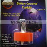 Plastic Halloween Battery Operated Tealight Candle Shape Led Light thumbnail-1