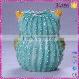 Owl Desgin Custom Ceramic Decoration Coin Bank thumbnail-3