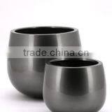 Fiberstone Glossy Indoor Planter, Set of 2. thumbnail-1