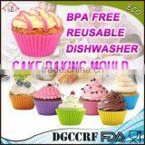 NBRSC Reusable and Non-stick Mini Silicone Baking Truffle Muffin Cup Molds Mini Chocolate Holders Pack-6 thumbnail-3