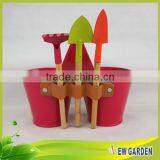 Bright Colors Newly Design Garden Decor Metal Hanging Flower Pot thumbnail-3