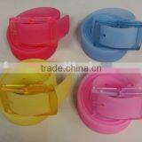 2016 Cheap Price Eco-friendly Popular Color Silicone Belts for Students thumbnail-2