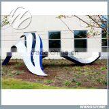 Stunning Feature USA Style Abstract Stainless Steel Sculpture thumbnail-1