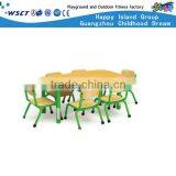 (HC-1708)Plastic Table Classroom Children Plastic Furniture Tables Chair Sets thumbnail-1