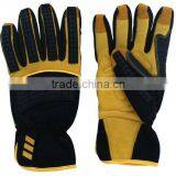 Deerskin Anti Impact Oil and Gas Safety Gloves for Workman With Best Price thumbnail-1