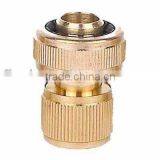 Solid Brass 1/2" 5/8" 3/4" 1" Barb End 100% Leaking Test Garden Connector thumbnail-1