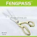 S8-1011E 10.5 Inch Stainless Steel Blades With Zinc Alloy Handle Scissors For Cutting Fabric thumbnail-2