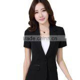 2016 New Design For Female Short Sleeve Office Uniform thumbnail-3