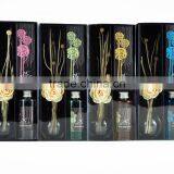 Popular Customized Glass Bottle With Rattan Sticks for Paper Flower Reed Diffuser thumbnail-1