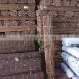 Willow Gardening Fence Dark Brown Fence for Gardening Privacy Making thumbnail-1