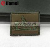 OEM Branded Logo Embroidery Custom Embroidered Leather Patch