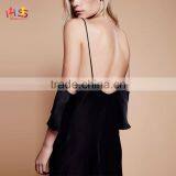 Party Midi Dresses for Girls of 18 Years Old Open Shoulder Design With a Beautiful Asymmetrical Hem Midi Dress 2016 HSd7530 thumbnail-4