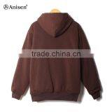New Style Casual Custom Logo 100 Polyester Women Hooded Jacket thumbnail-2