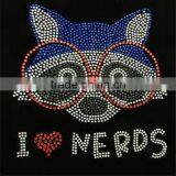 Cute Rhinestone Dog Motif Hot Fix Rhinestone Transfer for Clothing thumbnail-1