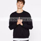 Autumn Winter Sweatshirt With Elastic Waist And Cuffs Customizable Cotton Fleece Plain Style Sweater 50% Cotton 50% Polyester thumbnail-3