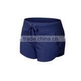 Cotton Fleece Gym Fitness Shorts Plain Bodybuilding Gym Shorts For Women thumbnail-3