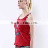 Classic Printing Wholesale Running Singlets for Lady thumbnail-2