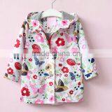 Zm50390b Hot Sell Child Clothes New Syle Zipper Jackets Girls Printed Coat thumbnail-1