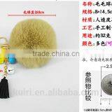 2017 New Arrival Popular Rex Rabbit Fur Pompom Keychain With Tassel Fur Ball Keychain 110A thumbnail-6