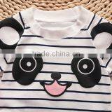 2016 New Design Cute Cartoon Bear Pattern Cotton Long Sleeve T-shirt High Qulaity Jeans Baby Boy Clothes 1st Birthday Outfits thumbnail-5