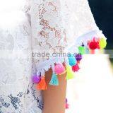 S60707B New Arrival Ethnic Style Girls Clothes Cotton Lace Long Sleeve Costume For Kids thumbnail-3