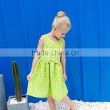 S17625A Kids Pure Cotton Sleeveless Summer Casual Dress thumbnail-2