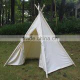 ShiJ Tipi 5-Walls Beige 100% Cotton Teepee Tent thumbnail-4