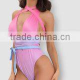 Runwaylover 043 New Style Ladies 2017 Sexy Deep V-Neck Halter Bodysuits thumbnail-4