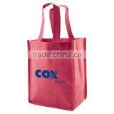 Standard Non-Woven Tote Bag - Features Stitched Seams, Side and Bottom Gussets, 14" Reinforced Handles and Comes With Your Logo. thumbnail-5