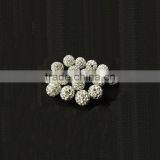 Bling Wedding Diamond Buckles - Rhinestone Buckles for Wedding Invitations Ribbon - Snowflake Rhinestone Buckle thumbnail-3