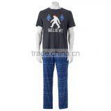 Funny Printed Design on T Shirt and Pants Mens Pajamas Set Christmas Family Matching Pajamas thumbnail-2