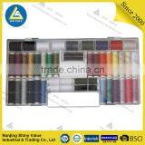 Assorted Colors 100% Polyester Quilting Thread in Plastic Box