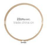 Cross Stitch Supplies Circle Round Natural Bamboo Embroidery Hoops Wood Wholesale thumbnail-3