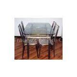 Hot Bending Toughened Furniture Glass Tops Rectangular / Square For Coffee Table