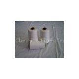 Raw White 100% Polyester Spun Yarn For Knitting Weaving
