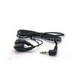 Mens Wired Stereo Black Hands Free Earbuds Disposable 3.5 mm Earplugs For PSP MP3 MP5 thumbnail-1