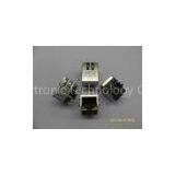 10 / 100 BASE Tab Down Transformer RJ45 Connector Integrated With X'FMR thumbnail-1