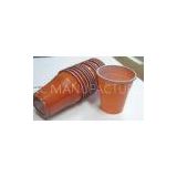 5oz 166ml Disposable Juice Cups , Plastic Double Color Coffee Cups
