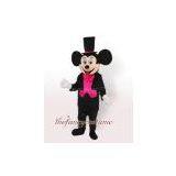 Fur Mickey Mascot Costume Christmas Party Dress