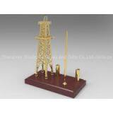 Diecast Oil Rig Derrick Model With Pen Holder thumbnail-3