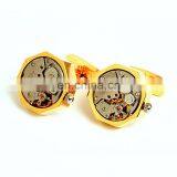 Watch Steampunk Cufflinks Mechanical Movement Watch Cufflinks thumbnail-4